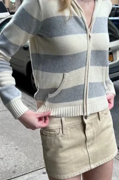 Alana Striped Wool Hoodie Sweatpants & Sweatshirts