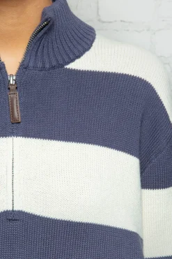 Online Aleah Stripe Sweater Stripes|Cotton