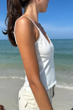 Amara Long Tank Tubes & Tanks|Whites