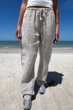 Clearance Anastasia Linen Pants Sweatpants|Sweatpants & Sweatshirts
