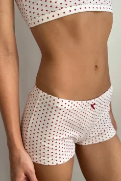 Sale Bow Heart Boxer Underwear Intimates Set|Intimates