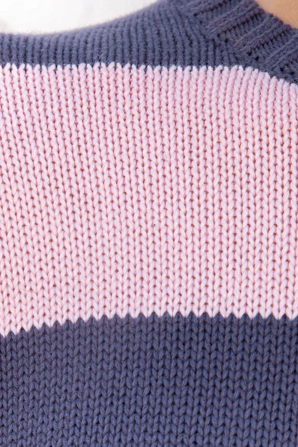 Sale Brianna Cotton Thick Stripe Sweater Stripes|Cotton