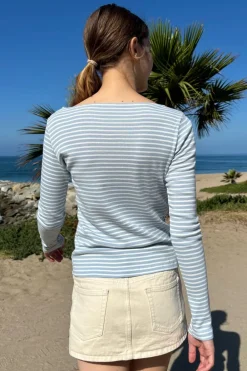 New Catalina Stripe Top Long Sleeves