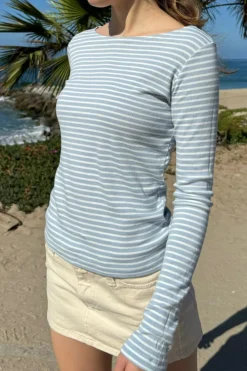 New Catalina Stripe Top Long Sleeves
