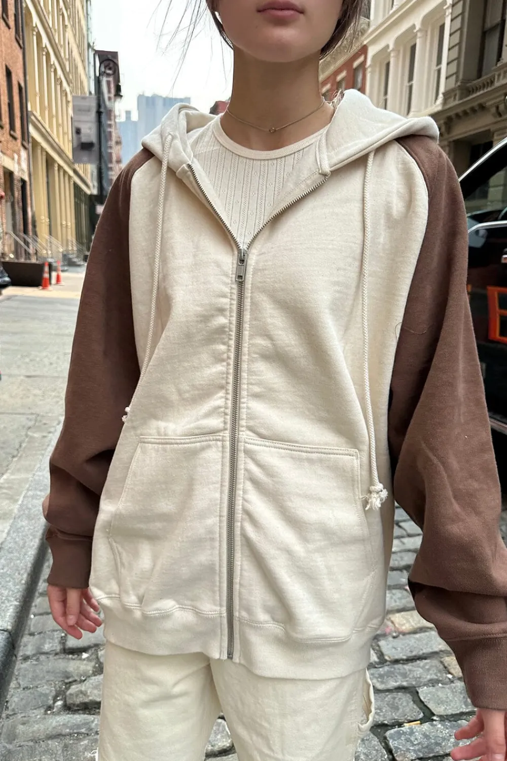 Clearance Christy Color Block Hoodie Sweatpants & Sweatshirts
