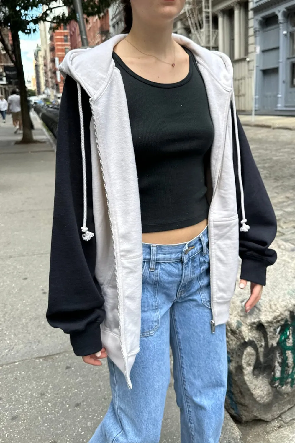 Clearance Christy Color Block Hoodie Sweatpants & Sweatshirts