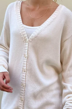 Coraline Cotton Sweater Cardigans|Cotton