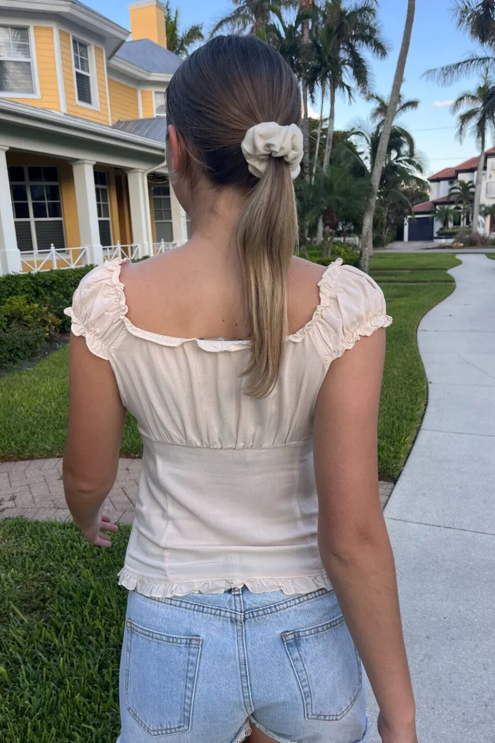 New Elena Top Short Sleeves