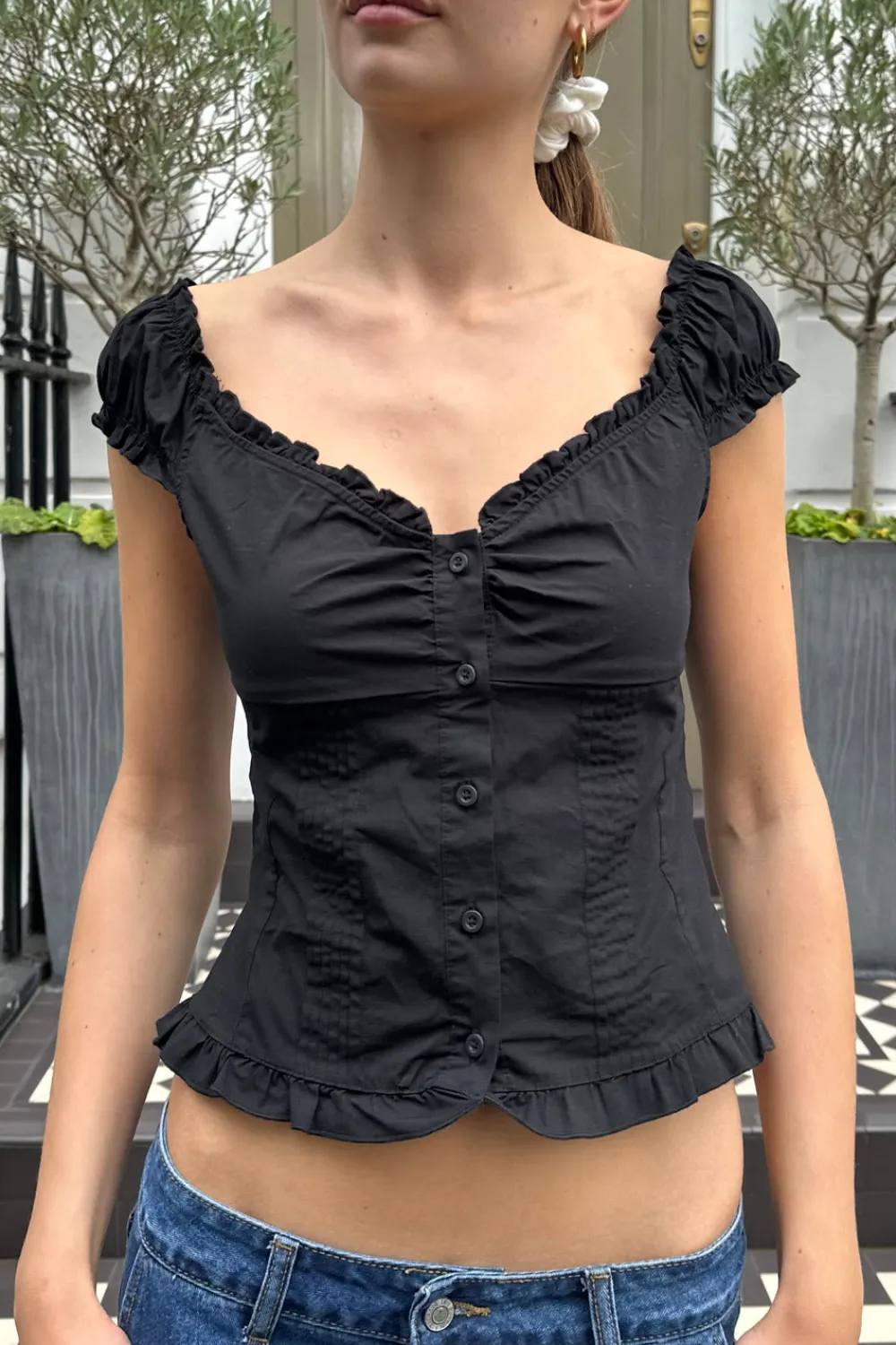 New Elena Top Short Sleeves