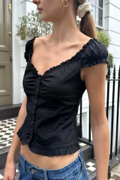 New Elena Top Short Sleeves