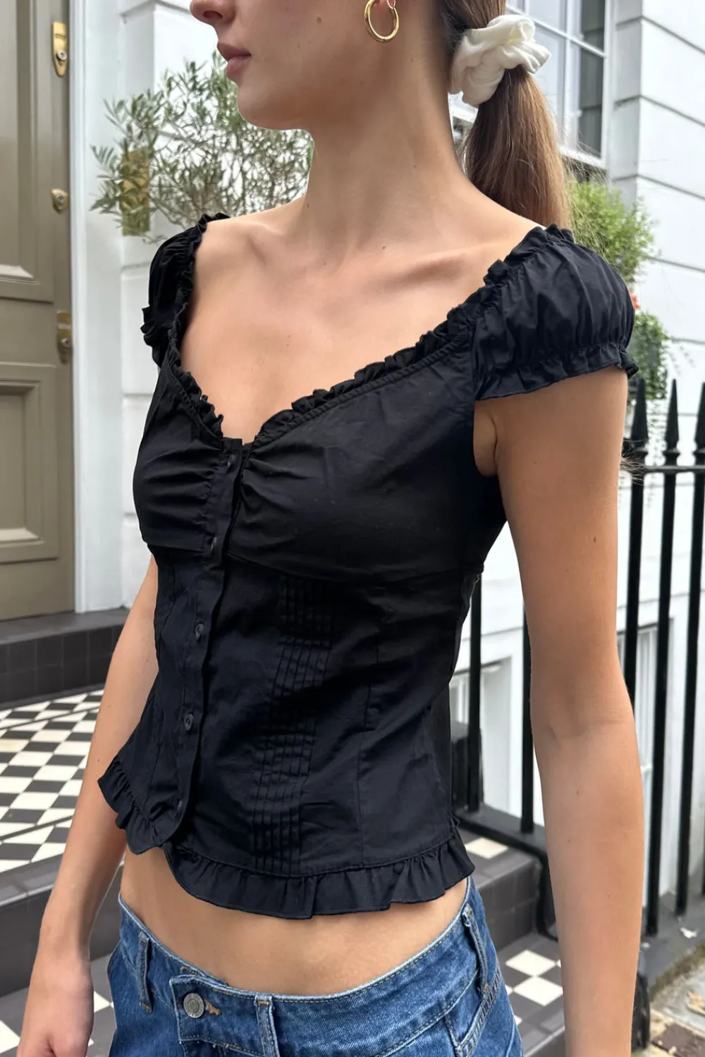 New Elena Top Short Sleeves