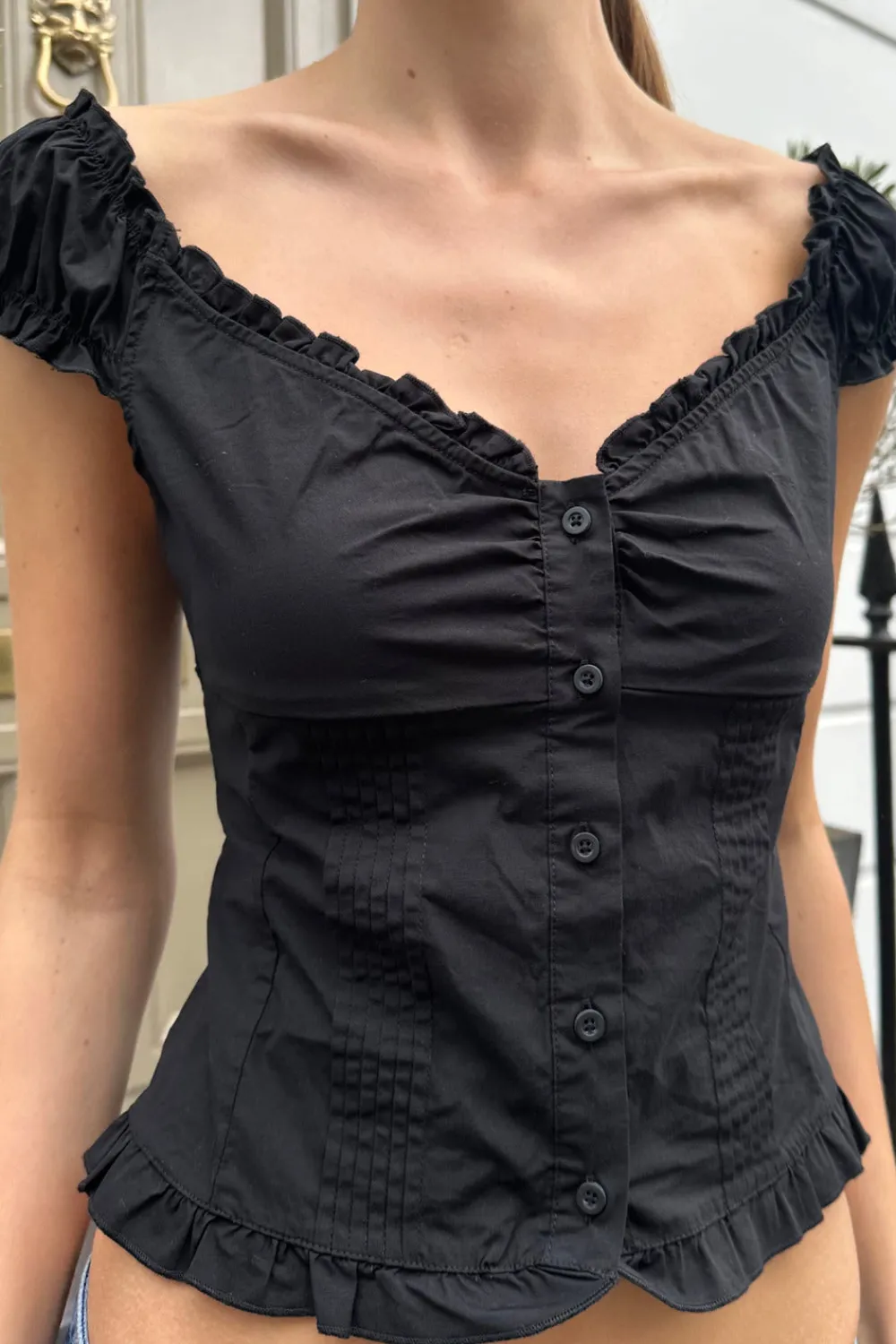 New Elena Top Short Sleeves