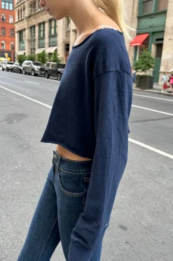 New Estelle Cotton Top Off The Shoulder|Long Sleeves