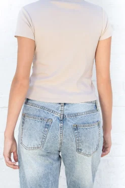 New Hailie Basic Top Short Sleeves