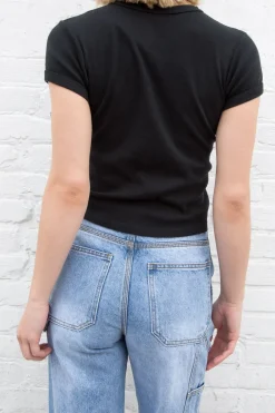 New Hailie Basic Top Short Sleeves