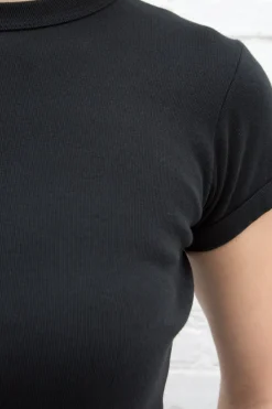 New Hailie Basic Top Short Sleeves