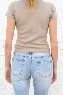 New Hailie Basic Top Short Sleeves