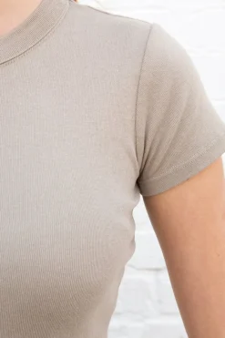 New Hailie Basic Top Short Sleeves