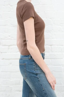 New Hailie Basic Top Short Sleeves