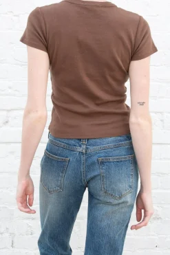 New Hailie Basic Top Short Sleeves