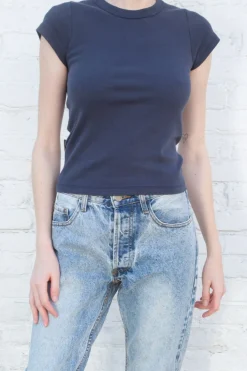 New Hailie Basic Top Short Sleeves