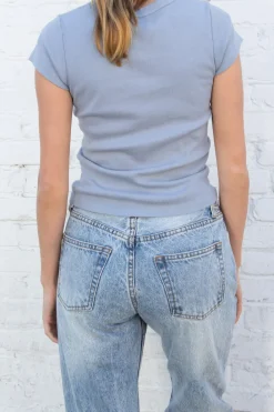 New Hailie Basic Top Short Sleeves