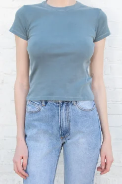 New Hailie Basic Top Short Sleeves