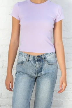 New Hailie Basic Top Short Sleeves