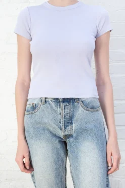 New Hailie Basic Top Short Sleeves