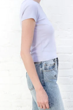 New Hailie Basic Top Short Sleeves