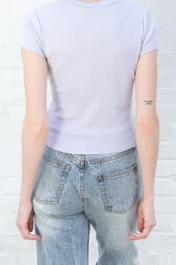 New Hailie Basic Top Short Sleeves