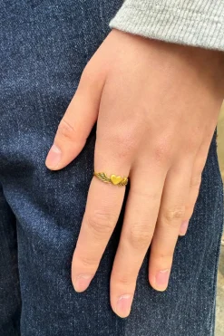 Hot Heart Angel Wings Ring Jewelry