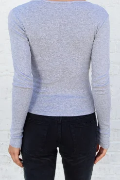 Hot Jillian Basic Top Off The Shoulder|Long Sleeves