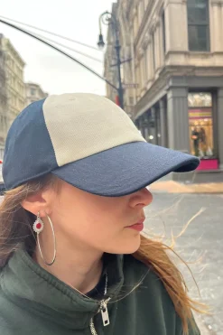 Outlet Katherine Navy Colorblock Baseball Cap Hats & Caps
