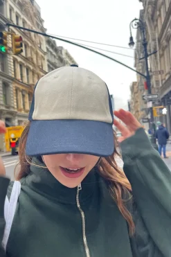 Outlet Katherine Navy Colorblock Baseball Cap Hats & Caps