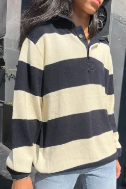 Clearance Katiana Striped Sweater Cotton