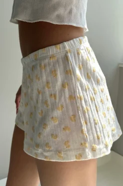 Best Keira Duck Eyelet Shorts Intimates Set|Pajamas