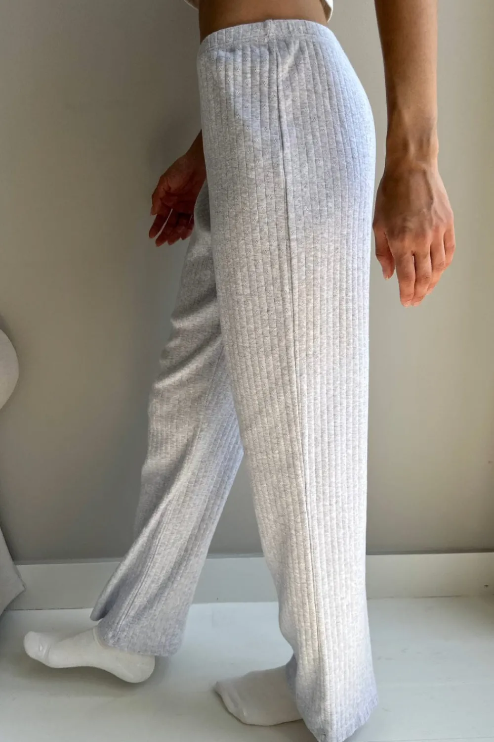 Keira Eyelet Sweatpants Sweatpants|Pajamas