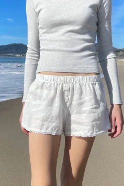 Discount Keira Linen Lace Shorts Shorts & Skirts