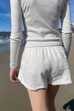 Discount Keira Linen Lace Shorts Shorts & Skirts
