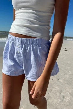 New Keira Striped Boxer Shorts Stripes|Shorts & Skirts