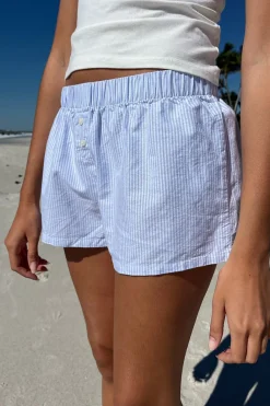 New Keira Striped Boxer Shorts Stripes|Shorts & Skirts