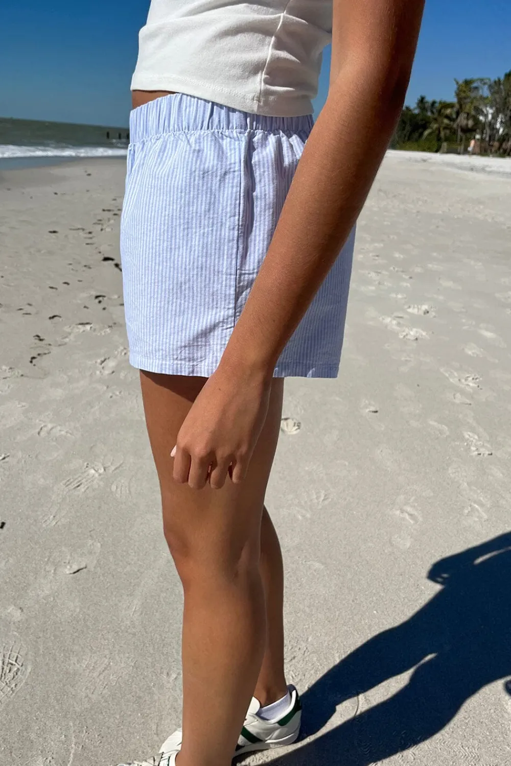 New Keira Striped Boxer Shorts Stripes|Shorts & Skirts
