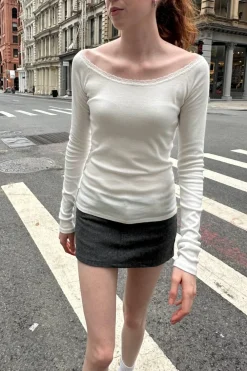 Online Larissa Long Sleeve Top Off The Shoulder|Long Sleeves