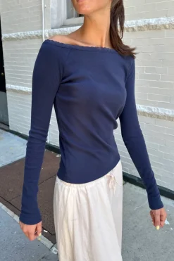 Online Larissa Long Sleeve Top Off The Shoulder|Long Sleeves