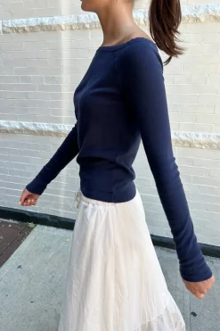 Online Larissa Long Sleeve Top Off The Shoulder|Long Sleeves