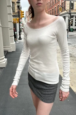 Online Larissa Long Sleeve Top Off The Shoulder|Long Sleeves