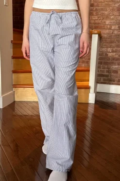 Best Marie Lou Linen Pants Stripes|Sweatpants