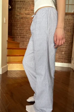 Best Marie Lou Linen Pants Stripes|Sweatpants
