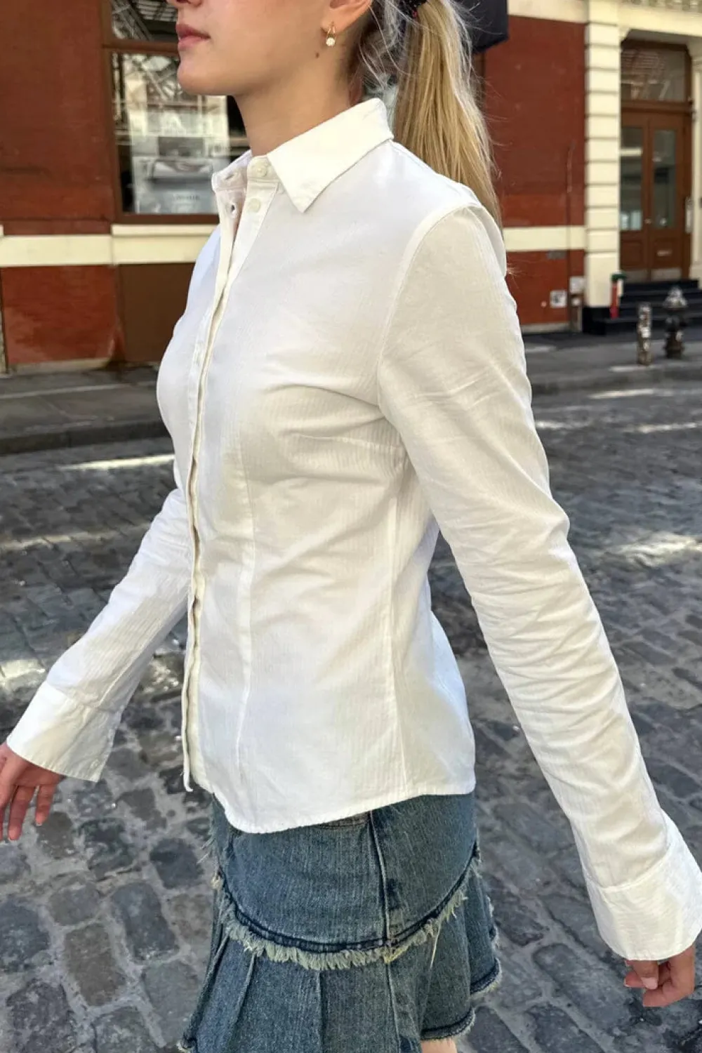 New Millie Striped Top Stripes|Long Sleeves